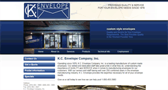 Desktop Screenshot of kcenvelope.com
